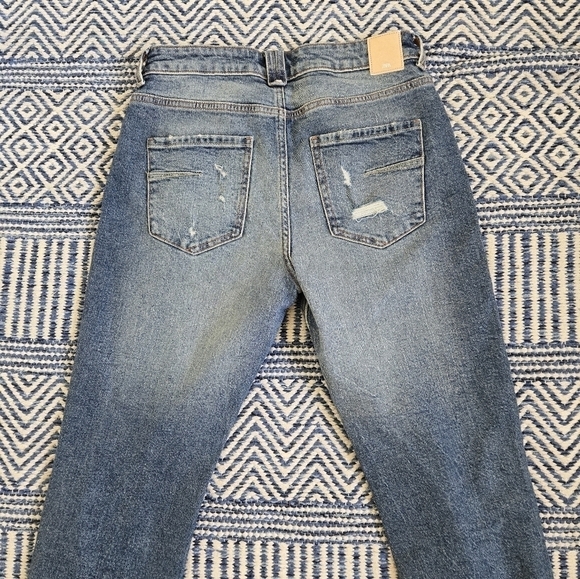 Zara Womens Slim Distressed High Rise Jean Size 2 - Picture 11 of 13